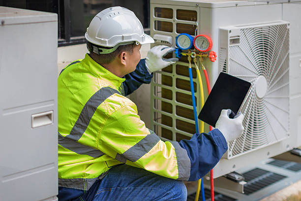 Professional Hvac technician working in Perrin, TX